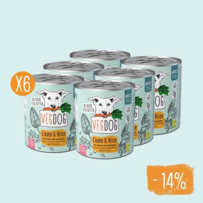 VEGDOG ADULT Linsen & Hirse - Image 5