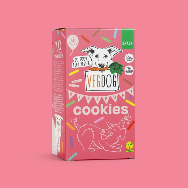 VEGDOG Birthday cookies
