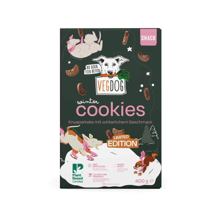 Balení WINTER Cookies VEGDOG, 400 g